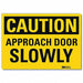 Caution Sign 7x10in Reflective Sheeting