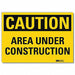 K3082 Caution Sign 10in x 14in Rflct Sheeting
