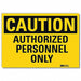 Caution Sign 10x14in Reflective Sheeting