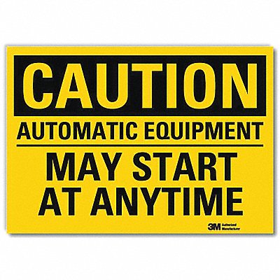 Caution Sign 7inx10in Reflctv Sheeting