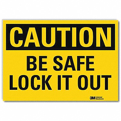 Caution Sign 5inx7in Reflective Sheeting