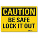 Caution Sign 5inx7in Reflective Sheeting