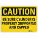 Caution Sign 10 inx14 in Plastic