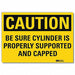 Caution Sign 7inx10in Reflctv Sheeting