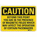 Caution Sign 10 inx14 in Aluminum