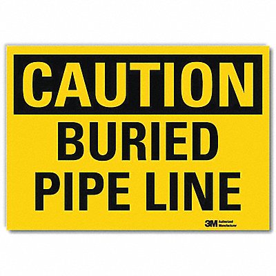 Caution Sign 5 in x 7 in Rflct Sheeting