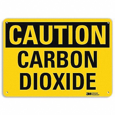 Caution Sign 10 inx14 in Plastic