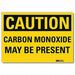 Caution Sign 7inx10in Reflctv Sheeting