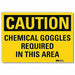 Caution Sign 5inx7in Reflective Sheeting