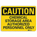 Caution Sign 7 inx10 in Plastic