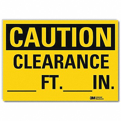 Safety Sign 5inx7in Reflective Sheeting