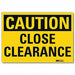 Safety Sign 5 in x 7 in Rflct Sheeting