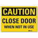 Safety Sign 5inx7in Reflective Sheeting