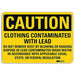 Caution Sign 10 in x 14 in Plastic