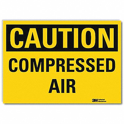 Caution Sign 10x14in Reflective Sheeting
