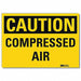 Caution Sign 5inx7in Reflective Sheeting