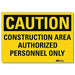 Safety Sign 5 in x 7 in Rflct Sheeting