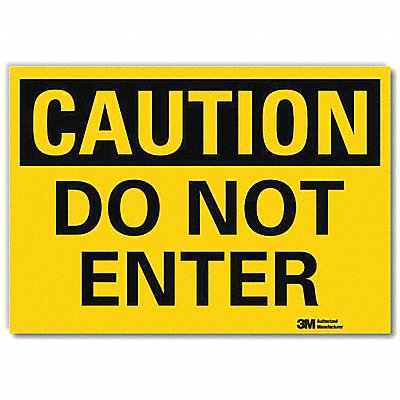 Entrance Sign 5inx7in Reflctv Sheeting