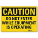 Entrance Sign 10in x 14in Rflct Sheeting