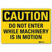 Entrance Sign 7in x 10in Rflct Sheeting