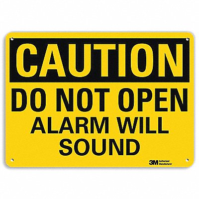 Safety Sign 7 in x 10 in Aluminum