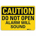 Safety Sign 7 in x 10 in Aluminum