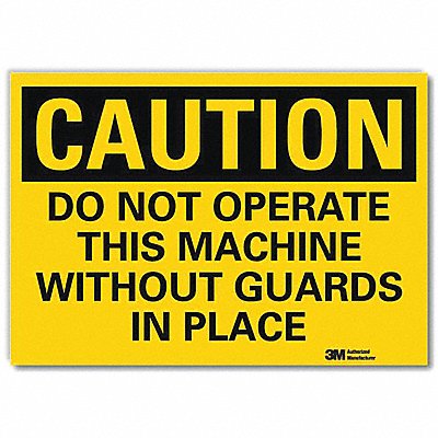 Safety Sign 7 in x 10 in Rflct Sheeting