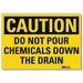 Caution Sign 5inx7in Reflective Sheeting