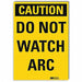 Caution Sign 7 in x 5 in Rflct Sheeting