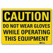 Caution Sign 10in x 14in Rflct Sheeting