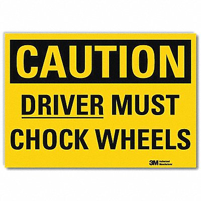 Safety Sign 5inx7in Reflective Sheeting