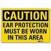 Caution Sign 7 in x 10 in Rflct Sheeting
