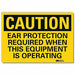 Caution Sign 5 in x 7 in Rflct Sheeting