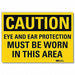 Caution Sign 10in x 14in Rflct Sheeting