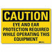 Caution Sign 7inx10in Reflctv Sheeting