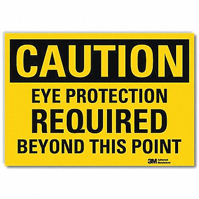 Caution Sign 5inx7in Reflective Sheeting