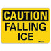 Rflctv Icy Conditions Sign 7x10in Plastc