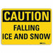 Rflctv Icy Conditions Sign 7x10in Plastc