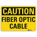 Caution Sign 10 in x 14 in Plastic
