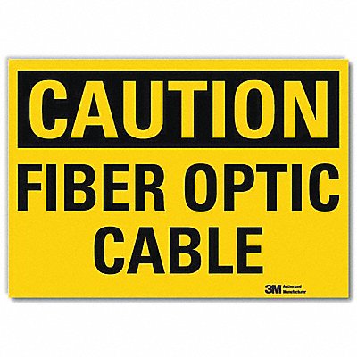 Caution Sign 5 in x 7 in Rflct Sheeting