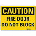 Safety Sign 10x14in Reflective Sheeting