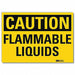Caution Sign 10x14in Reflective Sheeting