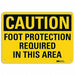 Caution Sign 7 in x 10 in Aluminum