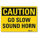 Reflective Lift Truck Label 5x7in Plastc