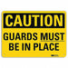 Caution Sign 7 in x 10 in Aluminum