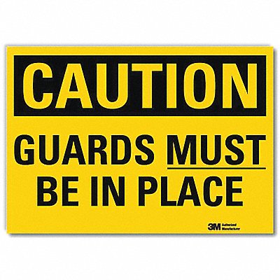 Safety Sign 5 in x 7 in Rflct Sheeting