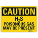 Caution Sign 7 inx10 in Plastic