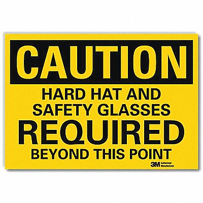 Caution Sign 10x14in Reflective Sheeting