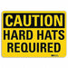 Caution Sign 7 in x 10 in Aluminum
