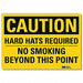 Caution Sign 5 in x 7 in Rflct Sheeting